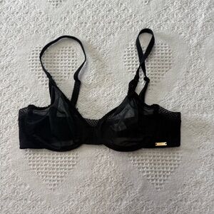 Gossard Black Sheer Bra (32B)